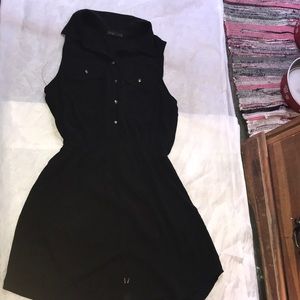 Black collard dress. Never worn.